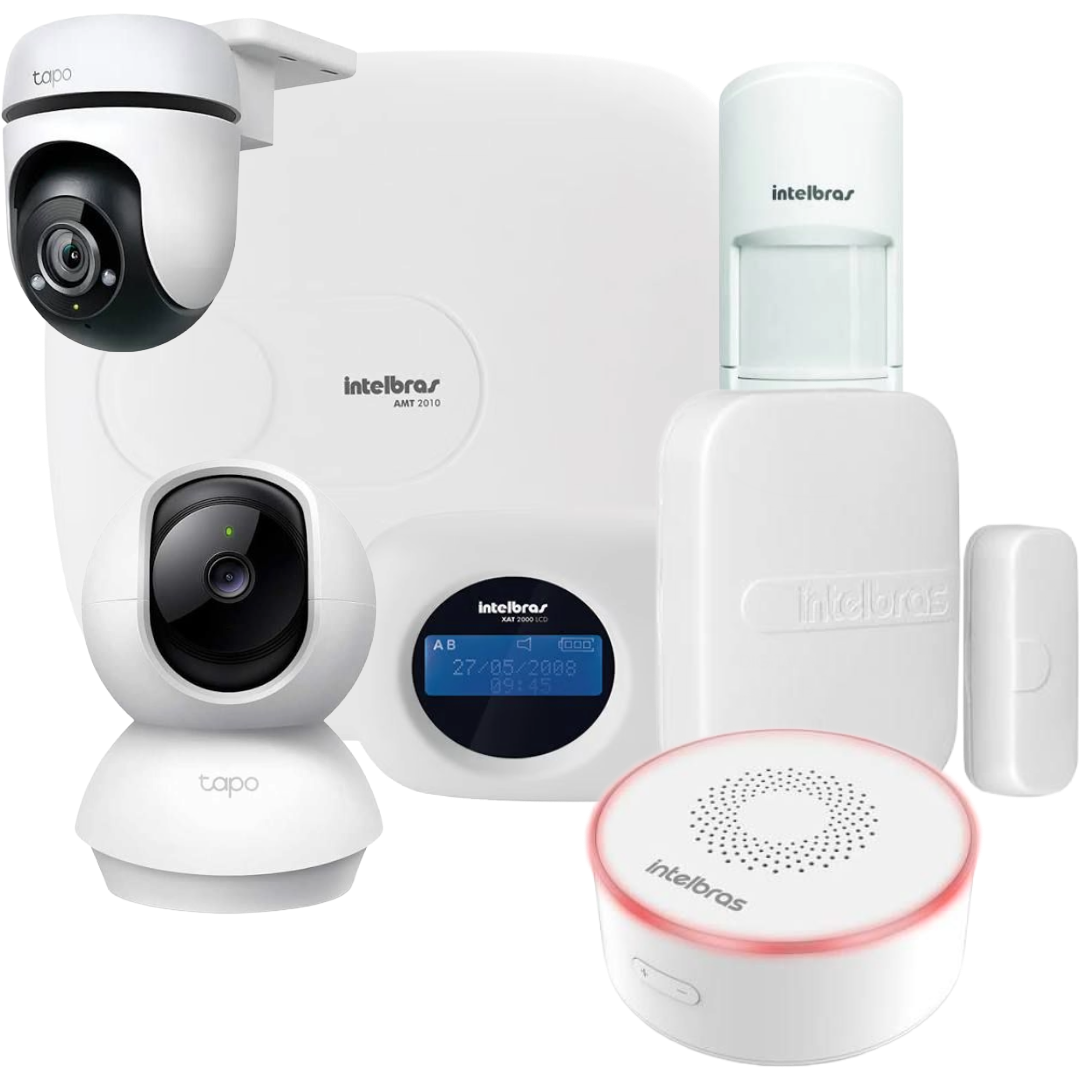 Proteção Completa 360° - Câmeras CFTV + Alarme Monitorado 24h